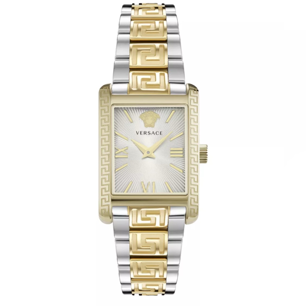 Versace Womens Tonneau Gold 23mm Bracelet Watch